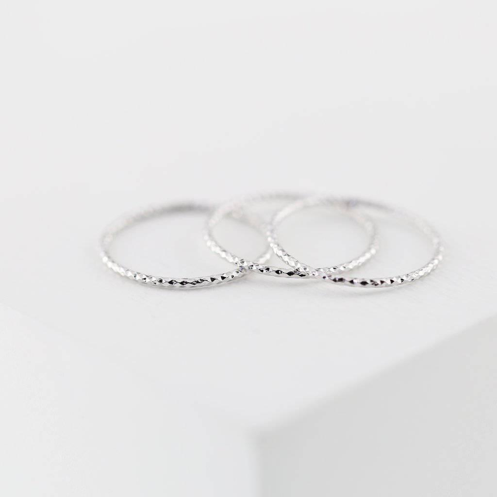 THIN SHIMMERING BAND SET OF 3 - Trove & Co.