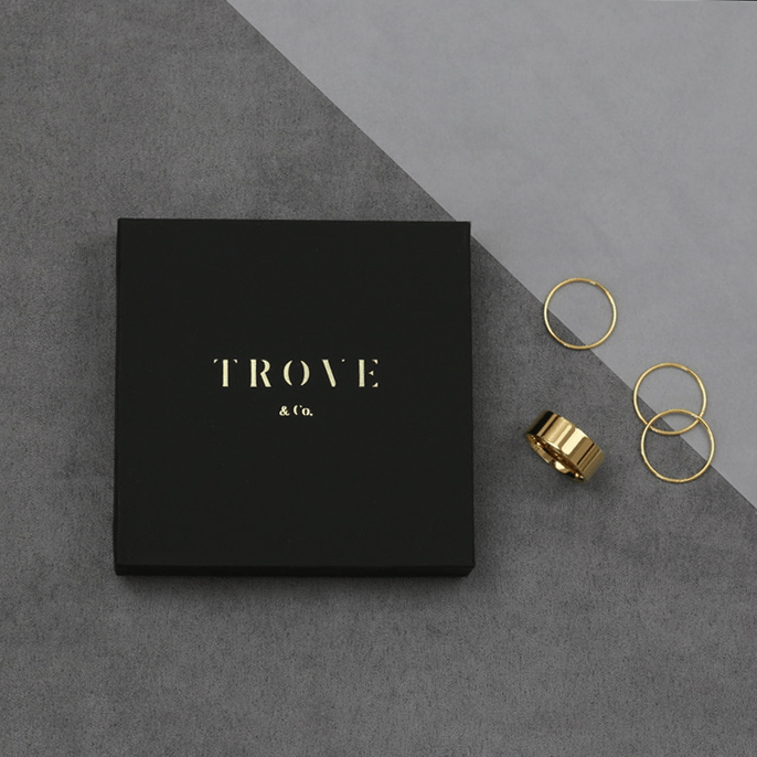 THIN SMOOTH BAND SET OF 3 - Trove & Co.