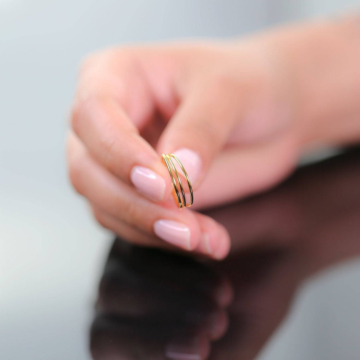 THIN SMOOTH BAND SET OF 3 - Trove & Co.