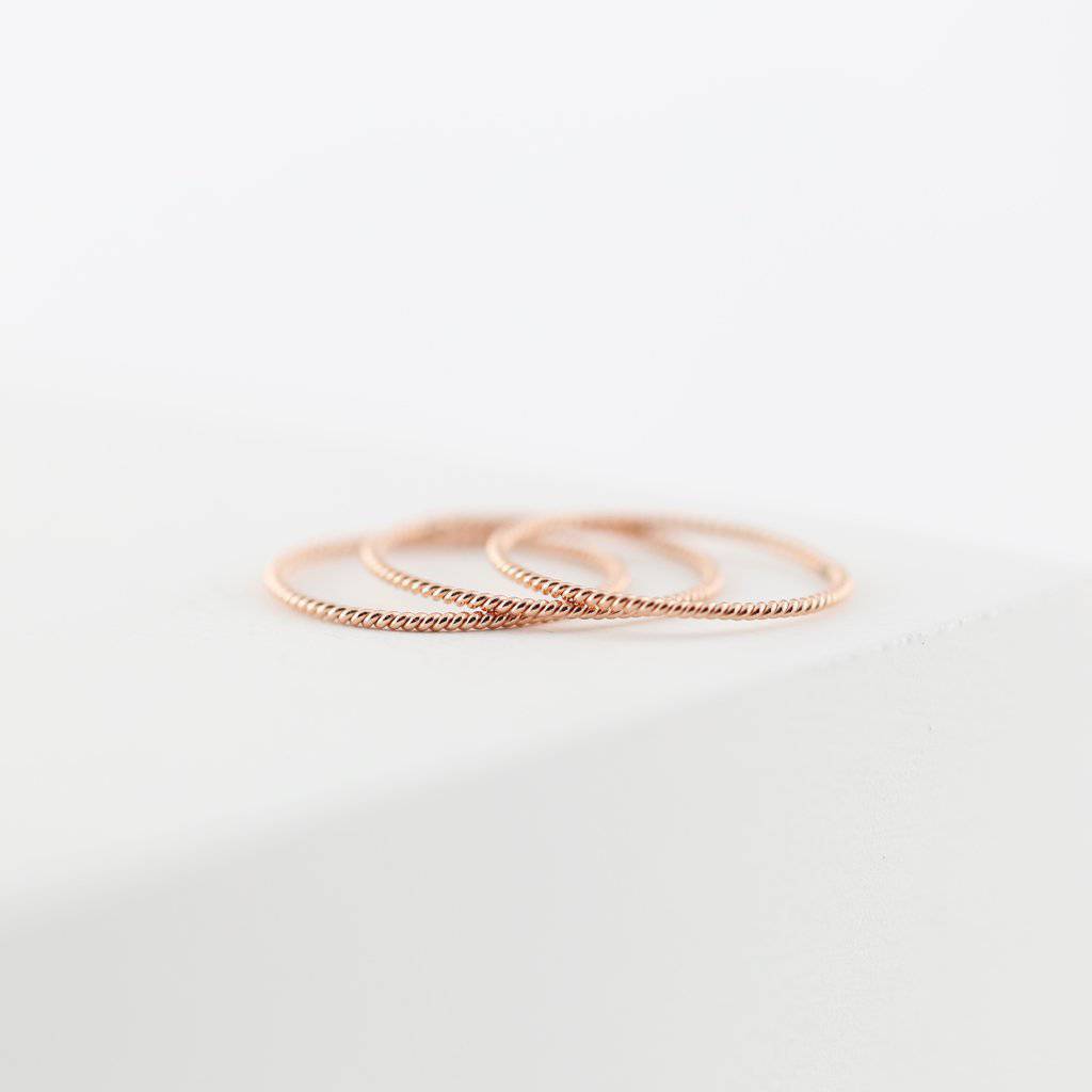 THIN TWISTED ROPE BAND SET OF 3 - Trove & Co.
