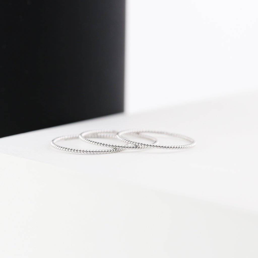 THIN TWISTED ROPE BAND SET OF 3 - Trove & Co.