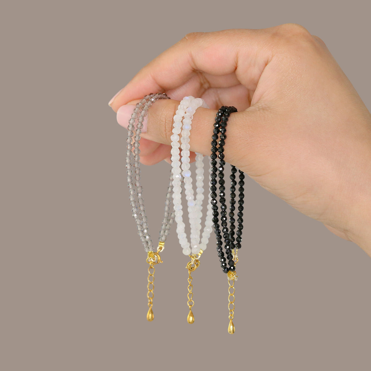 AURA GEMSTONE BRACELET - BLACK ONYX - Trove & Co.